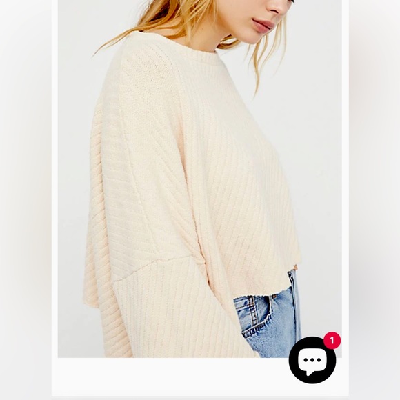 Free People - “I Can't Wait” Ribbed Sweater XS - Picture 5 of 6